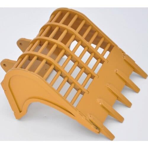 Full Metal Grid Bucket Shovel Bucket Upgrade Parts for Huina 23 Channel Excavator 550/580/592/593 Accessories