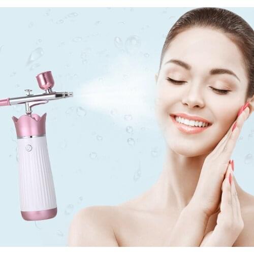 Wireless Handheld Nano Oxygen Injecting Apparatus Portable Beauty Instrument Facial Water Replenishing High Pressure Sprayer
