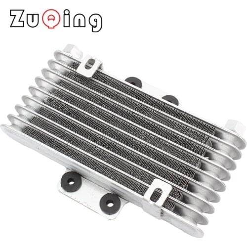 Motorcycle Oil Cooler Oil Engine Radiator Aluminum 125ml Cooling Radiators for 125CC-250CC Motorcycle Dirt Bike ATV