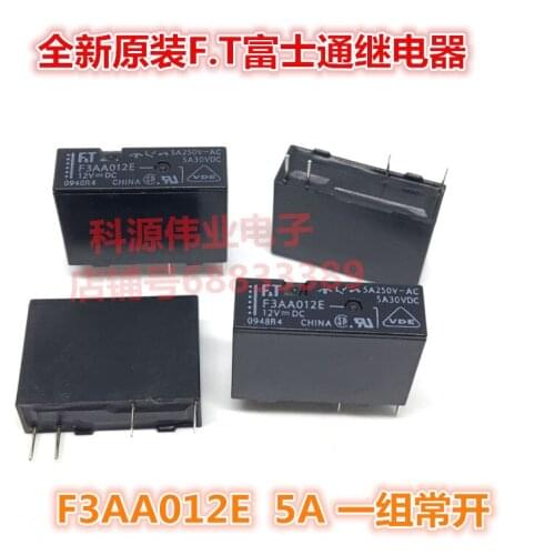 F3AA012E 12VDC 5A 4PIN F.T Relay