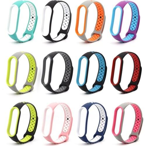 Strap For Xiaomi Mi Band 5 Bracelet Mi Band 6 Mi band 4 silicone Smart Sports Watch Replacement Wristband Correa for mi band 3 5