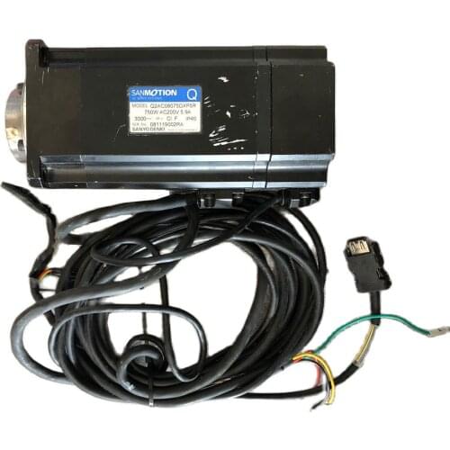 Q2AC08075DXP5R Sanyo Denki Servo Motor Used