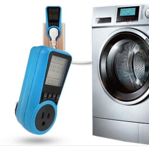 Plug Digital Voltage Wattmeter Power Consumption Watt Energy Meter AC Electricity Analyzer Monitor Socket