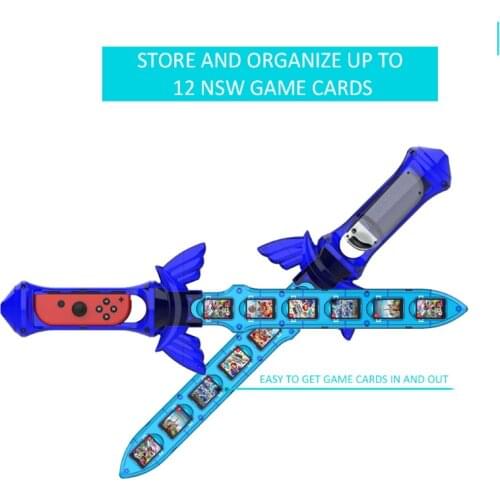 Somatosensory Sword for Nintendo Switch The Legend Of Zel da Sky Sword Joy-con Right Controller Accessories With Game Card Slots