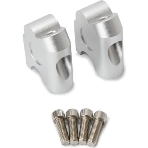 50LC Universal Anodized 2 Inch Pivoting Motorcycle Handlebar Handle Bar Riser For 7/8 22mm fat handleBars Clamp