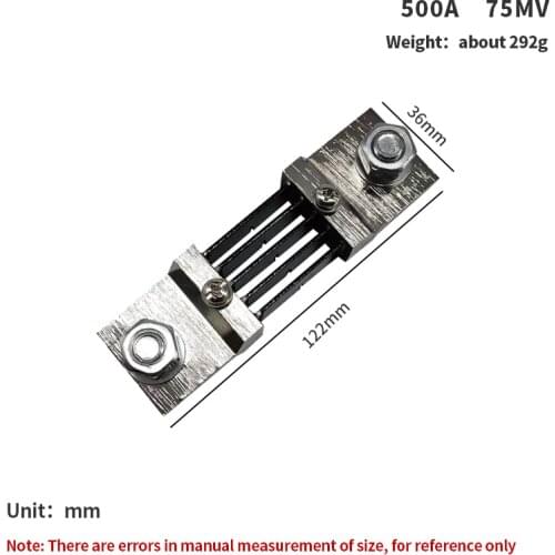 1PC FL-2 500A 600A/75mV External Shunt DC Current Meter Shunt resistor For Digital Ammeter amp DC amperometro Pointer