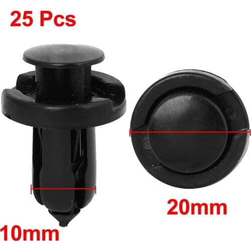 X Autohaux 25 Pcs Bumper Hood Splash Guard Retainer Clips Fasteners For