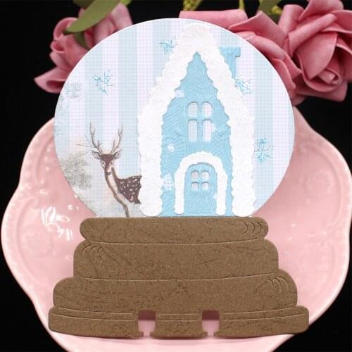 ZFPARTY Snowglobe Memorydex Metal Cutting Dies Stencils for DIY Scrapbooking Decorative Embossing DIY Paper Cards