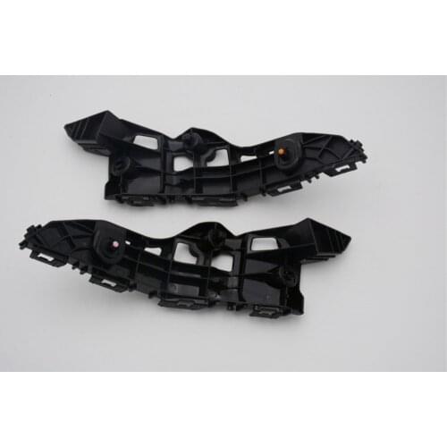 1 Pair Front Left Right Bumper Spacer Bracket Mount Black For Toyota Highlander 2014-2016