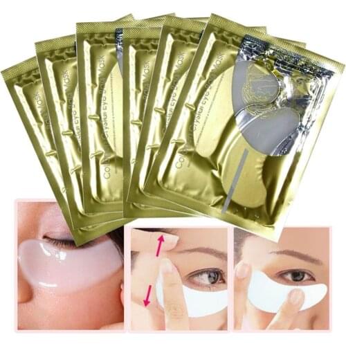 10 Pairs Anti-Wrinkle Crystal Collagen Eye Mask Eliminates Dark Circles And Fine Lines White Eye Patches Face Skin Care #278654