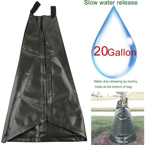 20Gallon Plants Hanging Bag Reusable Large Agricultural Tree Irrigation Bag Slow Release Drip Irrigation with Zipper Garden Tool