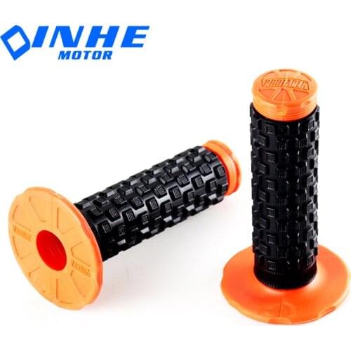 7/8" 22mm Universal Hand Grips Rubber Handlebar Grips For 125 140 150 160cc SSR Dirt Bike Moped Scooter Motorcycle Free shipping