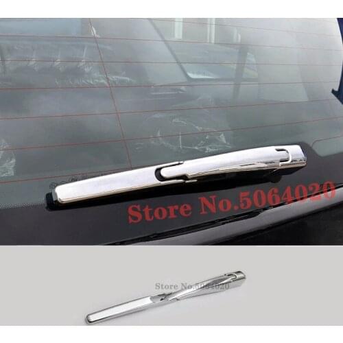 ABS Chrome For Peugeot 3008 GT 5008 2nd 2017 2018 Exterior Rear Window Windscreen Wiper strip Cover Trim Car Accessories 3pcs