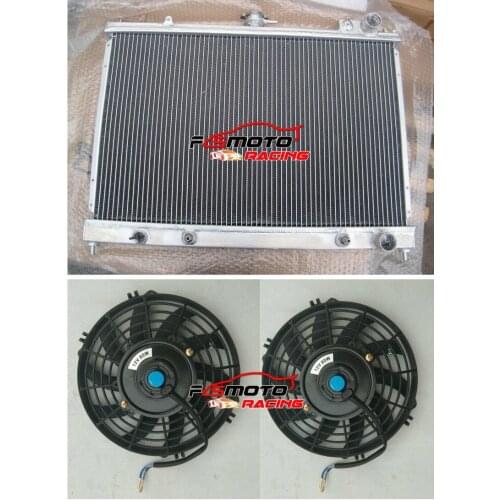 Aluminum Radiator + FAN For Nissan Pintara Skyline R31 92 91 90 89 88 87 AT MT 1986-1993 AUTO