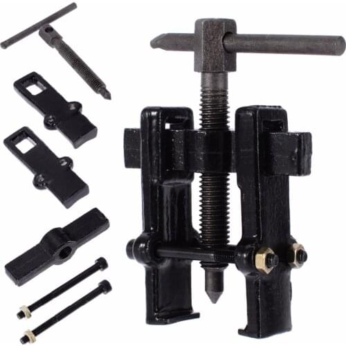 Car Two Jaw Gear Pulley Bearing Puller Black Gear Puller Installation Remover Hand Tool 2" 4" 6" Small Leg Large Mechanics