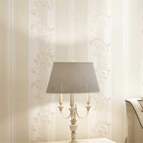 Beibehang Luxury European 3D Stereo Embossed Nonwovens Wallpaper rolls Living Room Bedroom Background wallpaper for walls 3 d