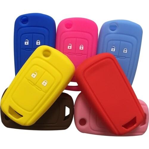 Key Case for Opel Adam Silicone Remote Key Cover for Opel Astra J Corsa D Zafira C Mokka Insignia Cascada Karl Meriva for Buick