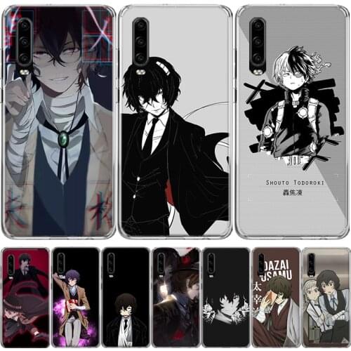 Japan anime bungou stray dogs Dazai Osamu Phone Case For Huawei Mate 30 20 10 P40 P30 P20 P10 Pro Lite P Smart Z Plus 2019 2018