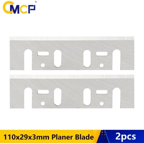 CMCP 2pcs 110x29x3mm Electric Planer Blade Replace for 1911 Planer Blade Power Tool Accessories