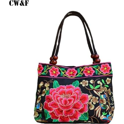 CW&F Women's Bags With Embroidery