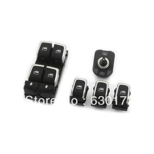 Chrome Interior Switches Combo For Audi A6 C7