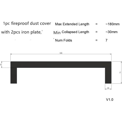 Customized Protective Cover Rail Telescopic Shield Machine guard Dust Cover Cloth Water Dust-proof CNC customized
