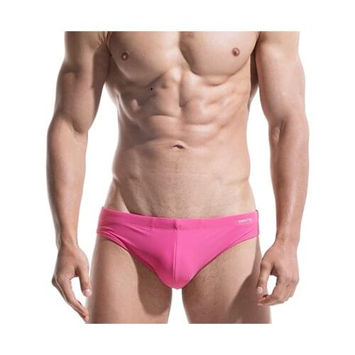 DESMIIT Mens Swim Briefs Sexy Pouch Pad Swimwear Men Swimsuit Bikini Gay Male Beach Swimming Suit Surfing Bath Trunk Wear Shorts