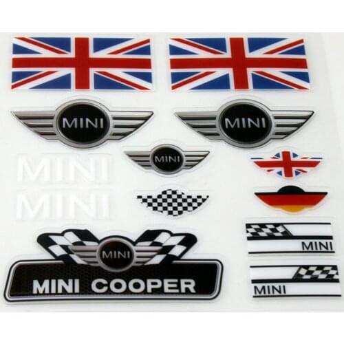 Aliauto Car-styling Mini Car Sticker and Decal Set Accessories for Mini Cooper