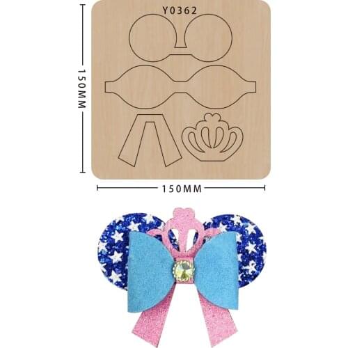 New Bow s Diy Craft Wooden Cutting Die Leather Mold Scrapbooking Suitable For Common Big Shot And Sizzix Machines