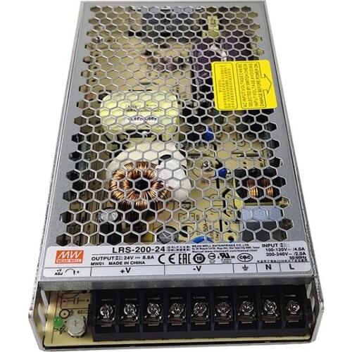 CNC Original MEAN WELL Switching Power Supply AC 110V/220V to DC 24V 200W Switching Power Supply for 3D printer