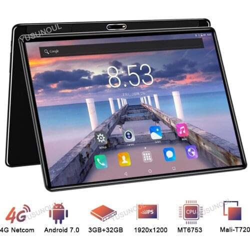RAM 3GB ROM 32GB 4G FDD-LTE 2.4/5G Wifi 1920*1200 Super Tempered Glass 2.5D TP 10 inch tablet PC Octa Core GPS Tablet+Free Gifts