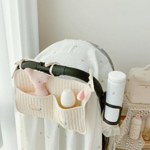 T5EC Baby Crib Hanging Bag Cot Bed Toys Diaper Storage Organizer Nappy Holder Pocket