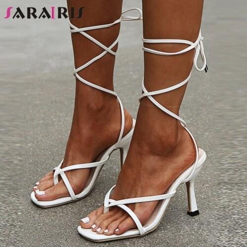 SaraIris Open Toe Flip Flop Ankle Strap Party Nightclub Sandals Women Brand Sandals Ladies Summer Shoes