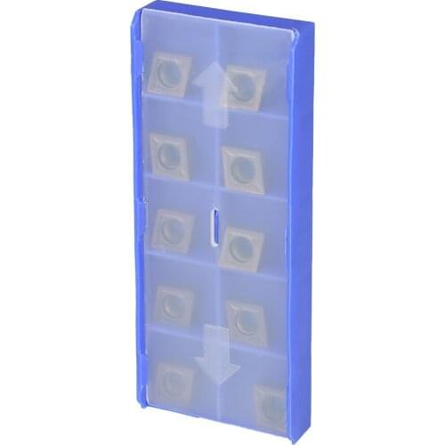 10pcs/box CCMT09T304 VP15TF Carbide Inserts CCMT 09 T3 / CCMT32.51 Insert Lathe CNC Blades Milling Turning Tool