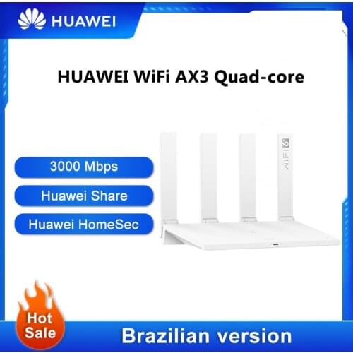 Original HUAWEI WiFi AX3 Pro WiFi 6+ Wireless Router Four Amplifiers (AKA AX3 Quad Core) mesh wifi 3000Mbps wifi extender 2.4GH