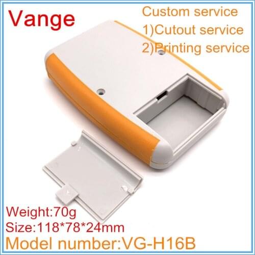 1pcs/lot hand-held mold junction box 118*78*24mm ABS plastic enclosure case diy battery housing for remote control chassis