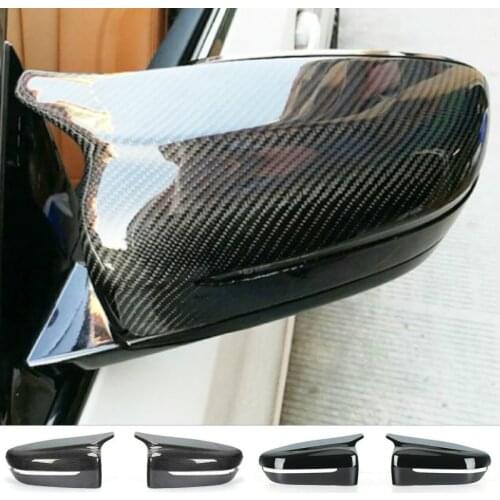 2 Pieces for Bmw 5 7 Series G30 G38 G11 G12 ABS Right-hand mirror covers caps rearview side carbon fiber mirror case cap 2017-IN