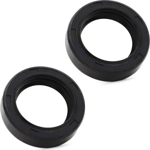 2 Piece Front Fork Oil Seals Rubber Black 25*35*9/10 For Honda SS50 CL50 CL70 CD50 CD70 CT70