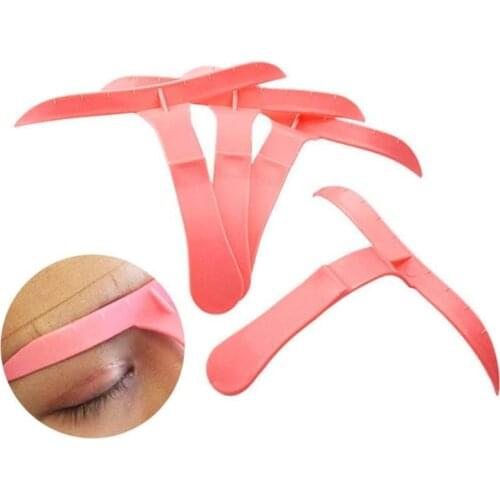 4pcs Reusable Permanent Eyebrow Microblading Tattoo Supplies Template Stencil Ruler Definition Makeup Tattoo Ruler Tools