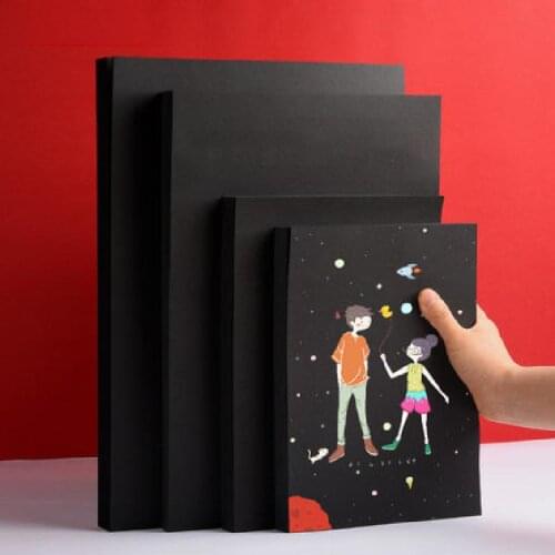 50pcs/lot A3 A4 A5 Black Kraft Paper DIY Card Making 120g 150g 180g 250g 300g 400g Craft Paper Thick Paperboard Cardboard