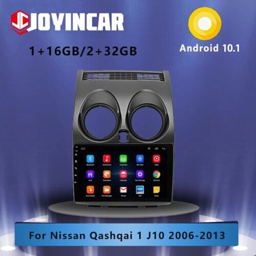 JOYINCAR Android 10.1 2GB+32GB Car Radio Multimidia Video Player GPS For Nissan Qashqai 1 J10 2006-2013 2 Din Head Unit
