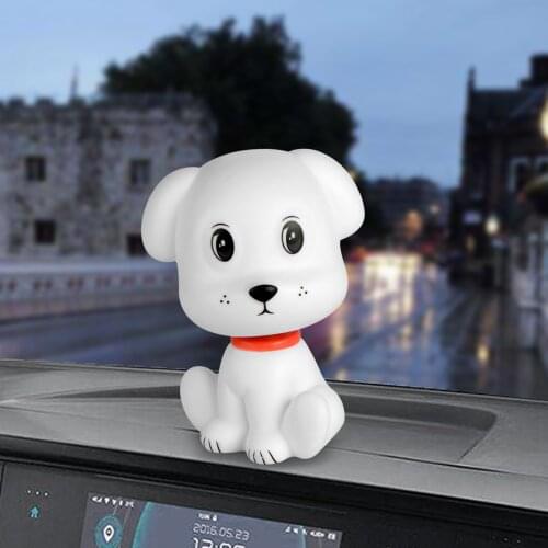 Car Ornament Cute Shaking Head Dog Nodding Puppy Doll Automobiles Dashboard Decoration Shakes Head Ornaments Toys Accessories