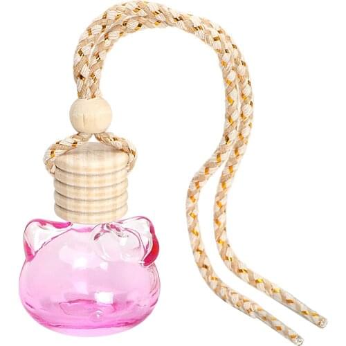 LEEPEE Car Rear View Mirror Perfume Diffuser bottle Pendant Car Hanging Ornament Bathroom Hanging pendant Hanger Wishing Bottle