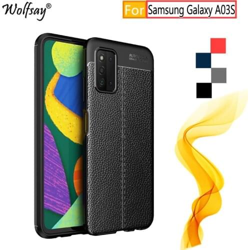 For Samsung Galaxy A03S Case For Samsung A03S Bumper Fashion Rubber Housings Silicone Back Case For Samsung A03S Cover 6.5 inch