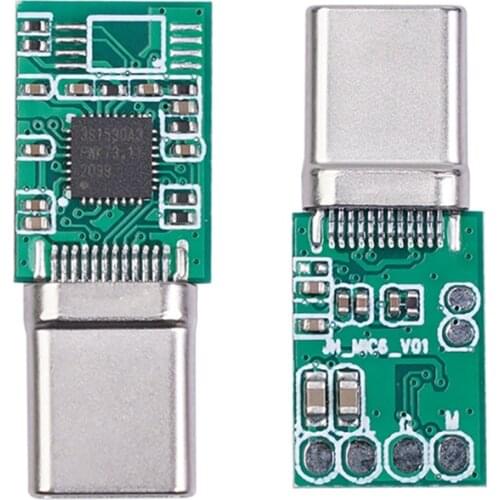Type-C 16Bit Digital o Headphone Adapter Lossless Sound Quality Dac Decoding Sound Card Amp Diy for Smart Device