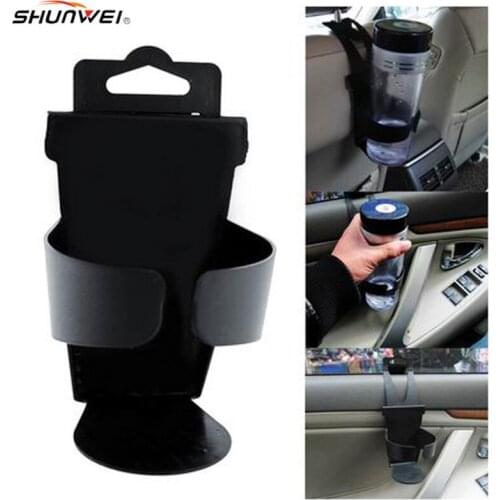 Drinks Bottles Cups Holder Stand Mount Newest Cups Support Black For Universal Auto Car Vehicle