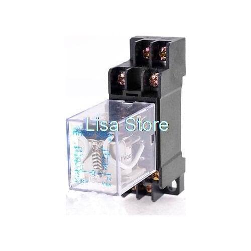 HH52P 8 Pin Power Relay 12V DC Coil 5A 240V AC 28V DC w PYF08A Socket