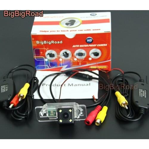 BigBigRoad Car Rear View Reverse Parking Camera For BMW X6 E71 7seires E38 E65 E66 E67 E68 X5 E53 E70 Backup Camera Waterproof