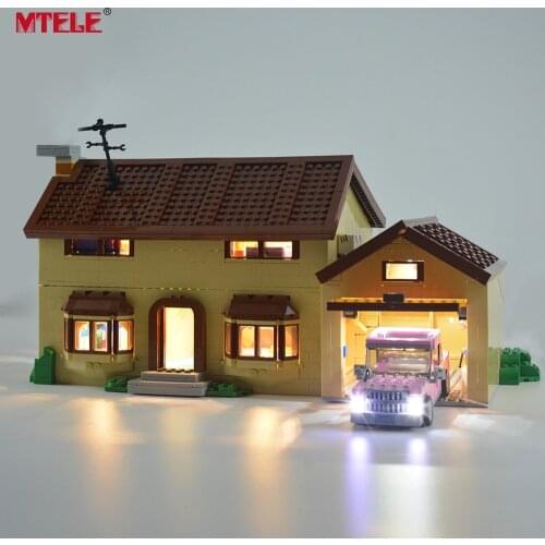 MTELE Led Light Kit For 71006 Simpson House Compatible With 16005 (NOT Include The Model)