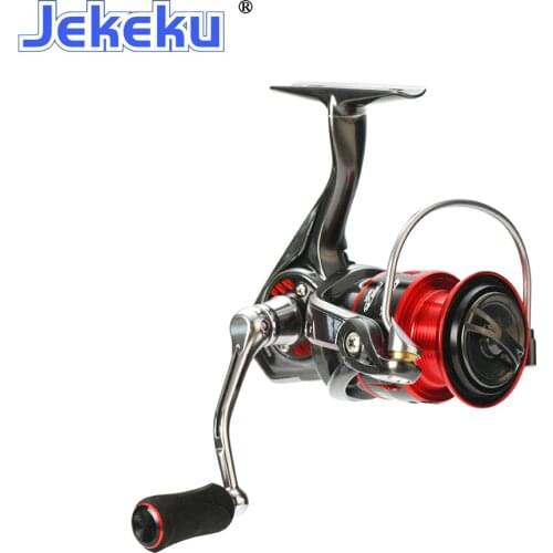 JEKEKU NEW Spinning Fishing Coil Max Drag 8KG 11BB 5.2:1 Anodized Machined Aluminium Spool Double Carp Fishing Reel Tackle 2500